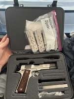Springfield 1911 loaded stainless, 9mm, rocklin-ca
